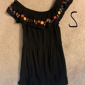 Off the shoulder romper